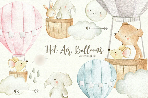 Kit Digital Balões de Ar Quente 