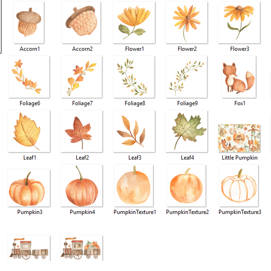 Kit Digital Abóbora Pequena 2