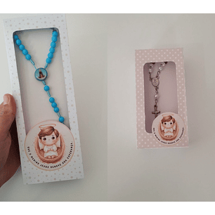 Kit Digital Natal Cristão Caixa Terço - Abelhinha 