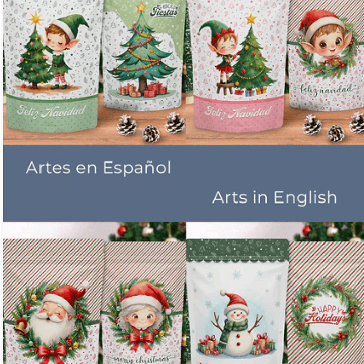 Arquivo Natal Kit Rótulo Ziplock - Balloon  4