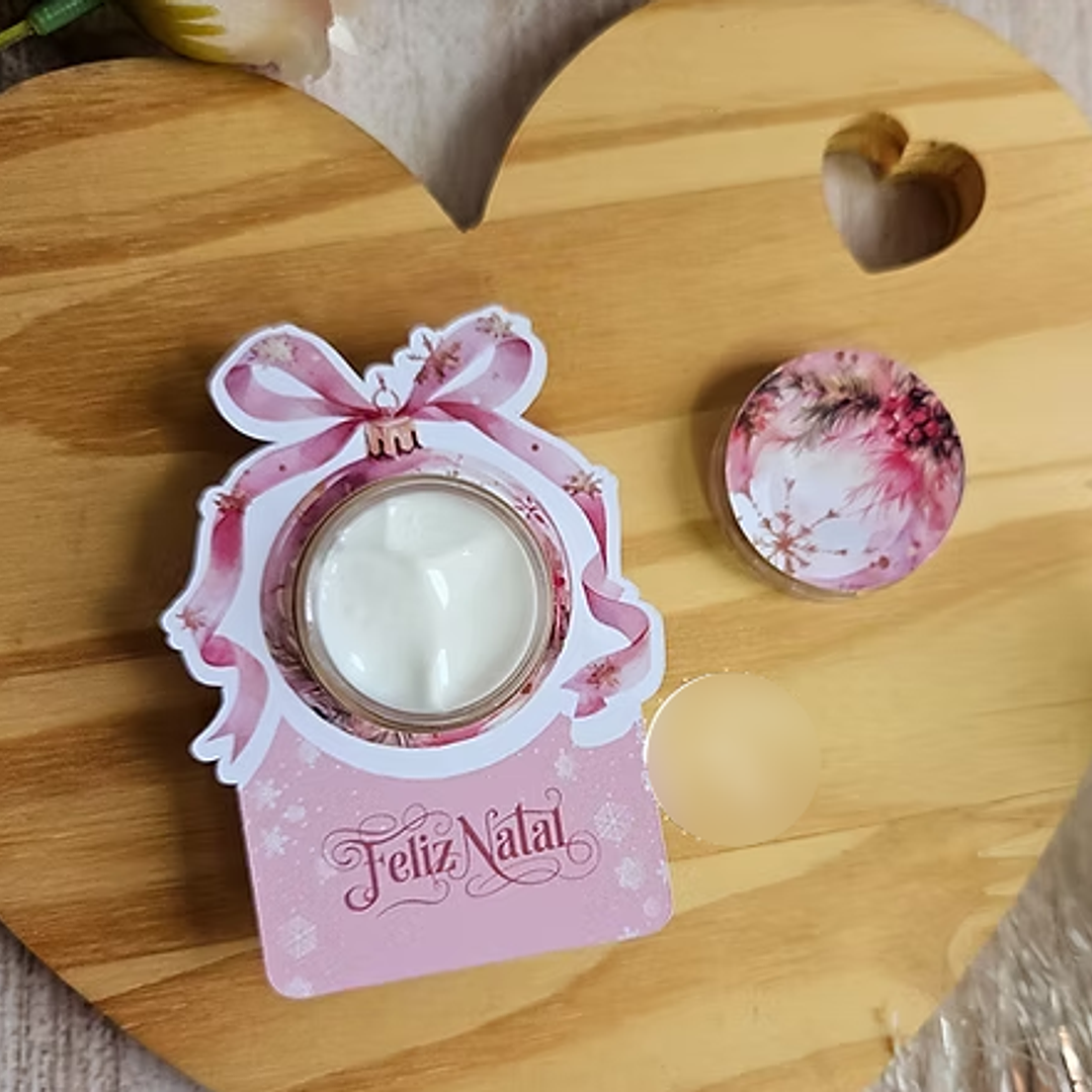 Arquivo Natal Rosa Card Mini Hidratante - Bella Ideia  2
