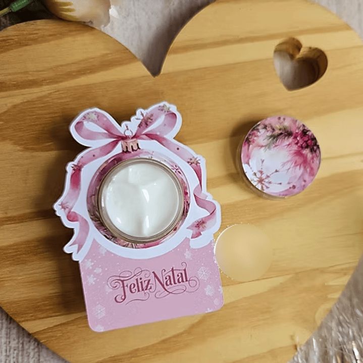 Arquivo Natal Rosa Card Mini Hidratante - Bella Ideia  2