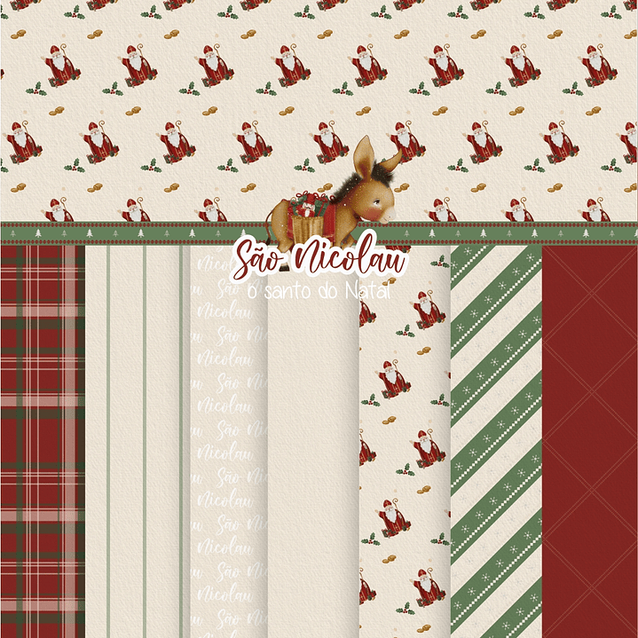 Kit Digital Natal Cristão São Nicolau - Carinas  2