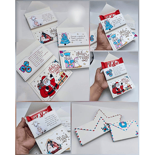 Arquivo Natal Cartas Kit Kat - Criar Bv 