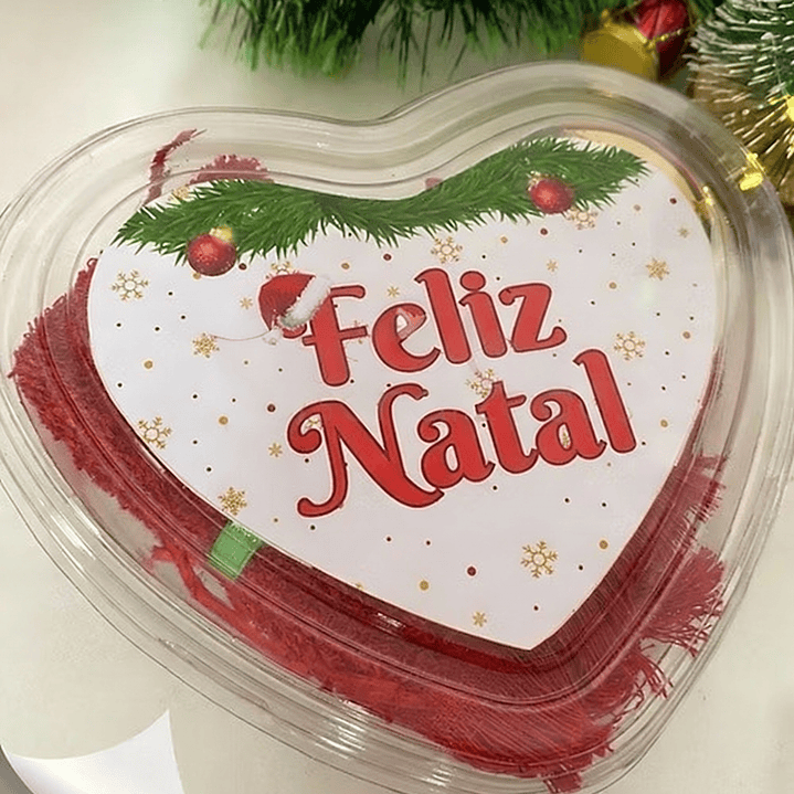 Arquivo Natal Adesivo Coração - Crisolart  1