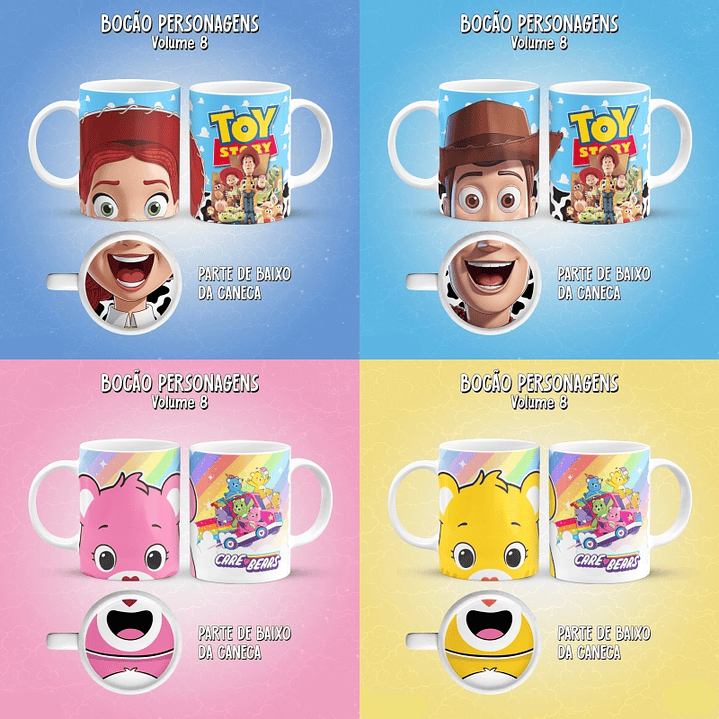 Arquivo Canecas Bocão Personagens 8 - Guati  6