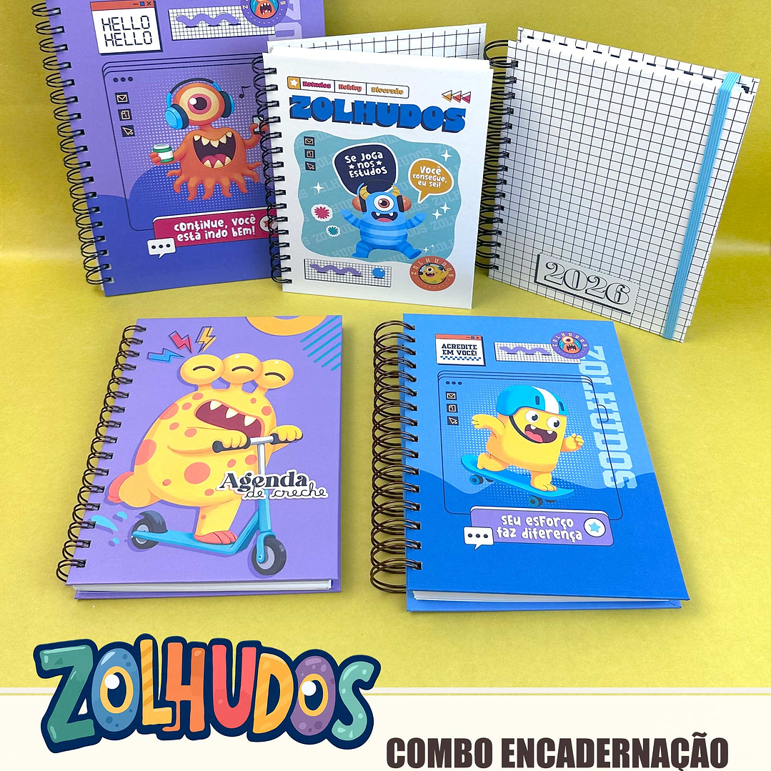 Arquivo Combo Escolar Menina e Menino 2026 - Tita  12