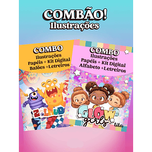 Kit Digital Combo Escolar Menina e Menino 2026 - Tita 