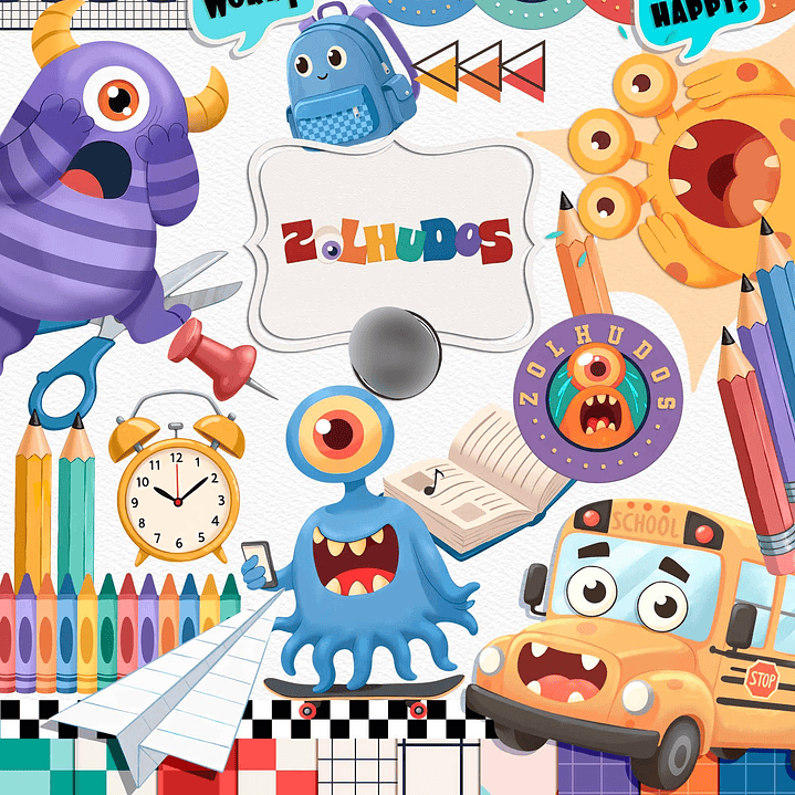 Kit Digital Combo Escolar Menina e Menino 2026 - Tita  6