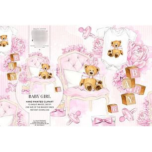 Kit Digital Baby Girl 