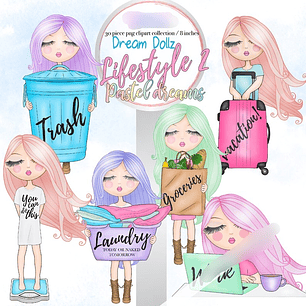 Kit Digital Estilo de Vida Boneca dos Sonhos 03