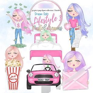 Kit Digital Estilo de Vida Boneca dos Sonhos 04 