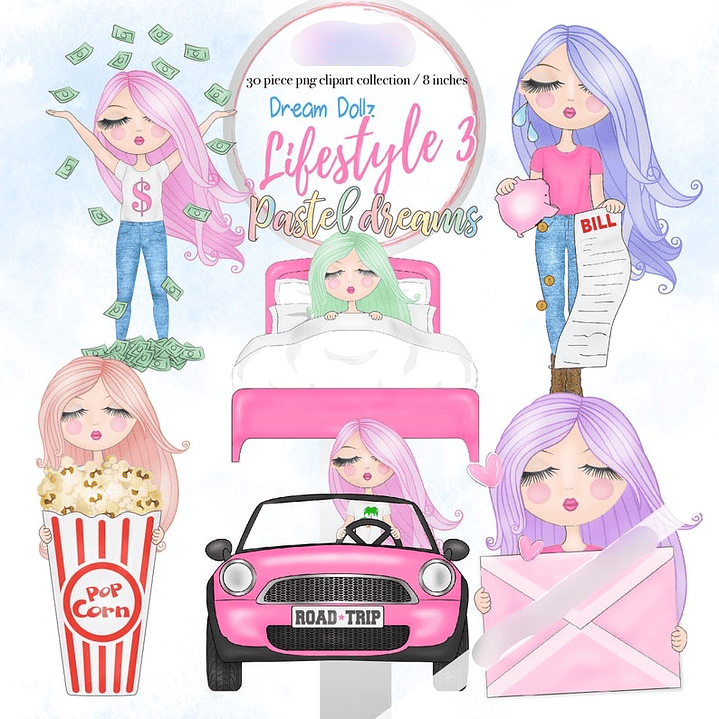 Kit Digital Estilo de Vida Boneca dos Sonhos 04  1