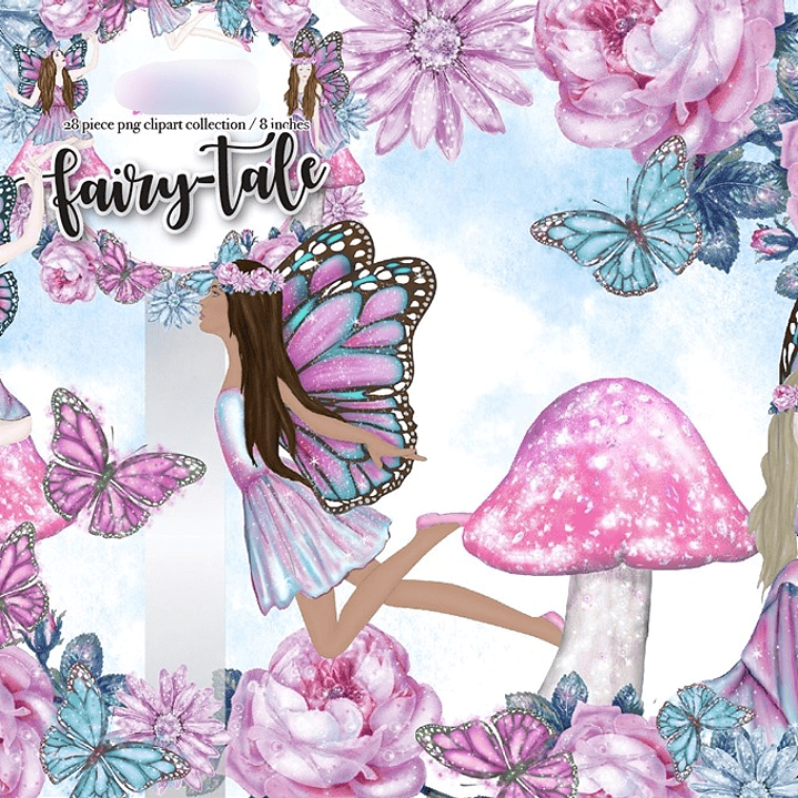 Kit Digital Conto de Fadas  1