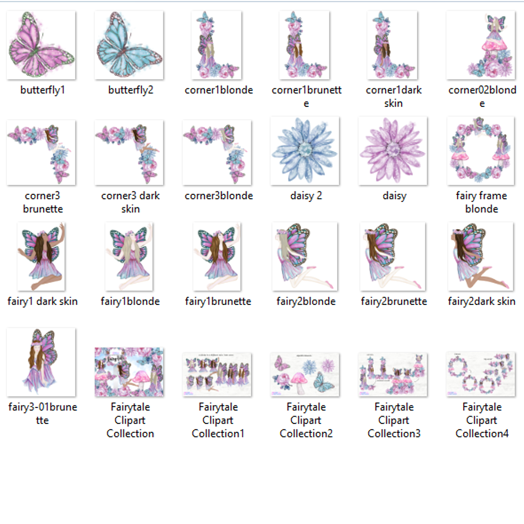 Kit Digital Conto de Fadas  2