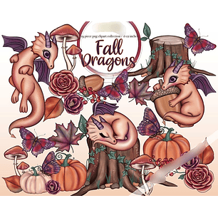 Kit Digital Dragões do Outono 