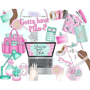 Kit Digital Planejamento Feminino 2