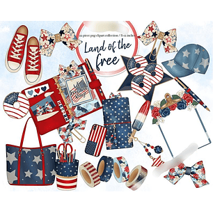 Kit Digital Planejador 4 de Julho 