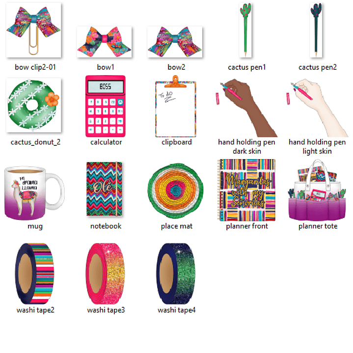 Kit Digital Planejador Lhama  2