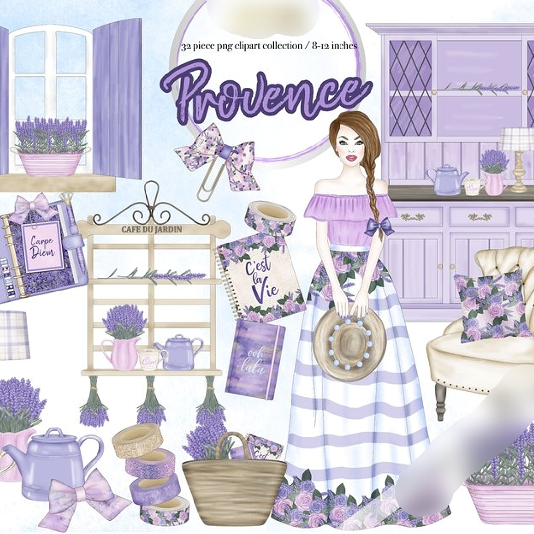 Kit Digital Planejador Casa Lilás  1