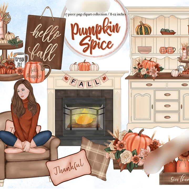 Kit Digital Casa com Abóbora  1