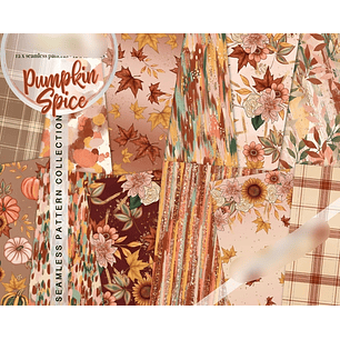 Kit Digital Papéis Abóbora 