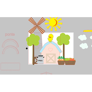 Arquivo topo de bolo Fazendinha 