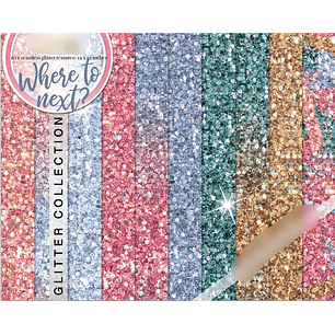 Kit Digital Papéis Glitter 