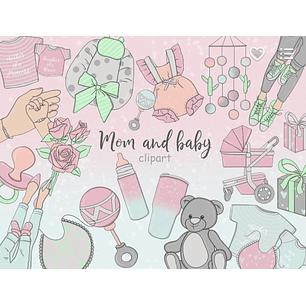 Kit Digital Mamãe e Bebê