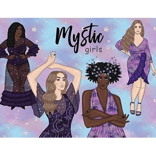 Kit Digital Meninas Místicas 