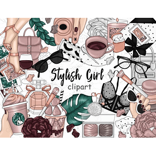 Kit Digital Estilo Menina 