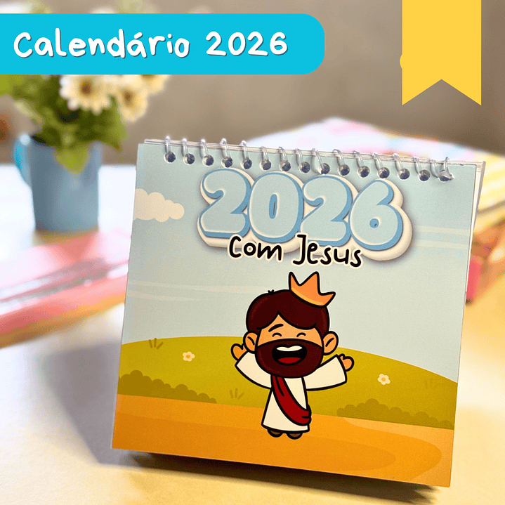 Arquivo Calendário de Mesa com Jesus 2026 - Artes para o Reino  1