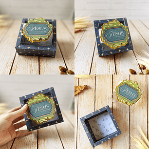 Arquivo Natal Caixa 4 Doces ou Sabonete - Duo Arquivos 