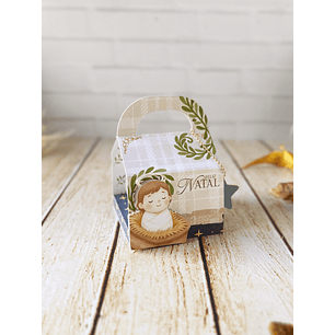 Arquivo Natal Caixa Bolinha 6,5cm - Duo Arquivos 