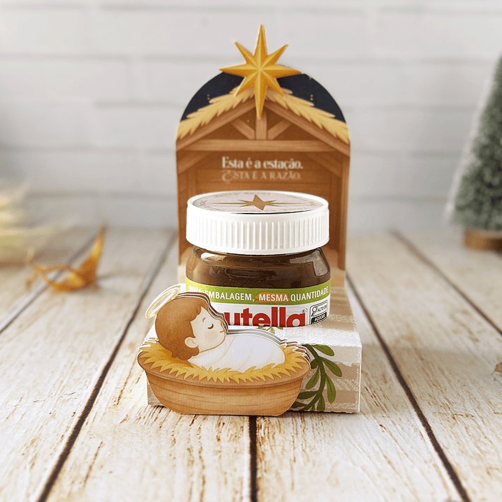 Arquivo Natal Caixa Nutella 140g - Duo Arquivos  1