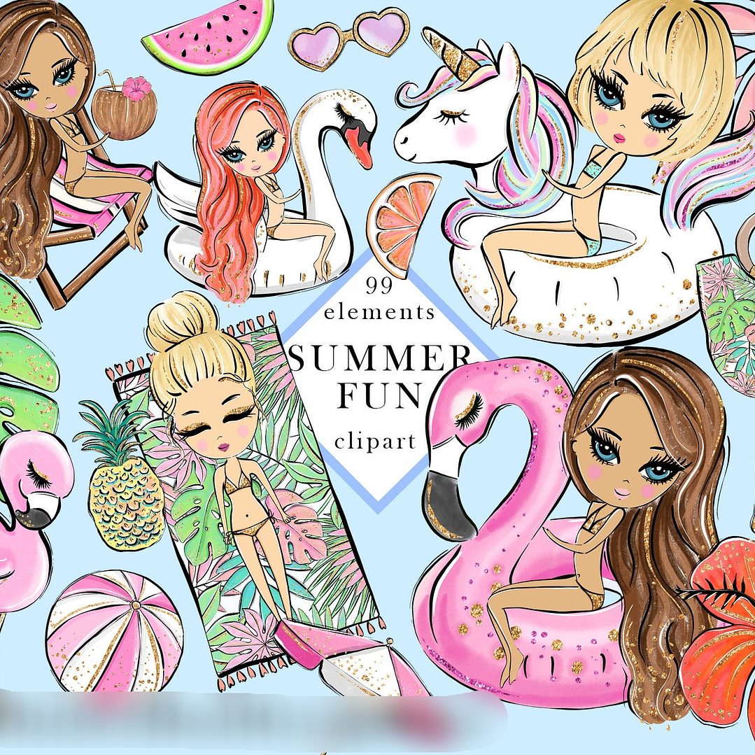 Kit Digital Diversão de Verão  1