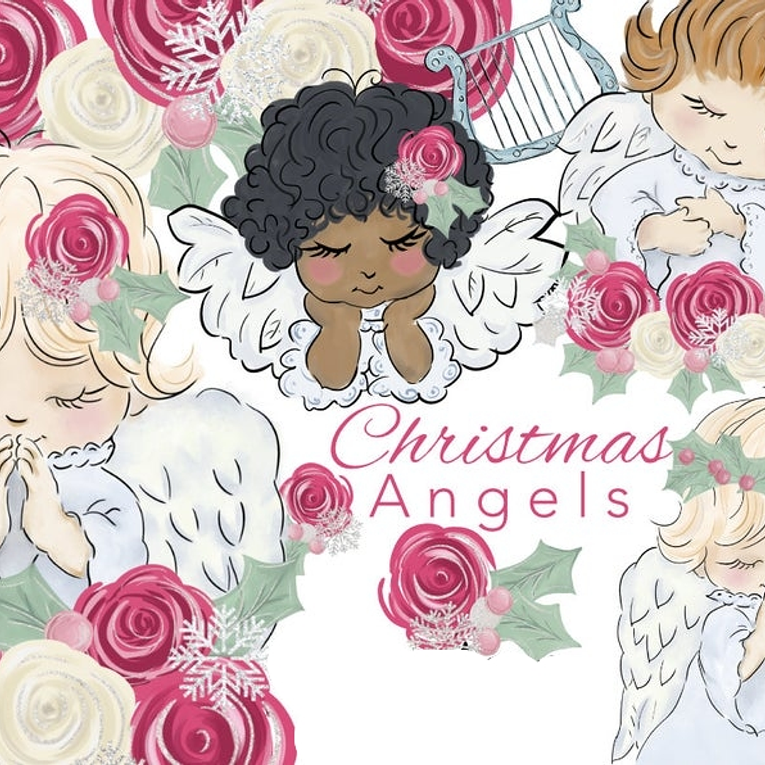 Kit Digital Anjos de Natal 1