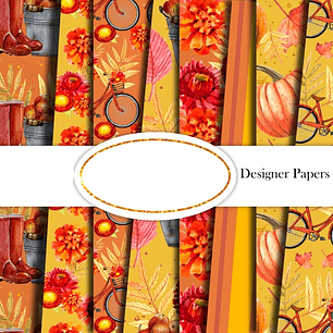 Kit Digital Papéis Dias de Outono