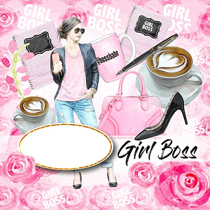 Kit Digital Garota Chefe 