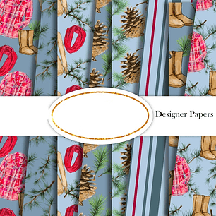 Kit Digital Papéis na Floresta 