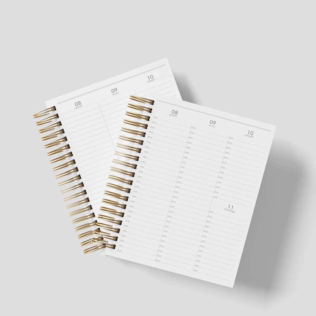 Arquivo Miolo Agenda Semanal Neutra 2026 - Estúdio G19  2