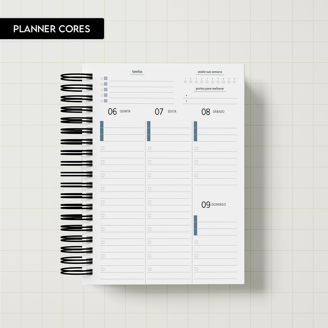 Arquivo Miolo Planner Cores 2026 - Trilha de Papel  1