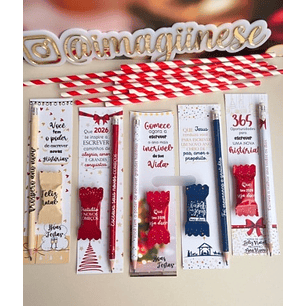 Arquivo Natal Card Lápis e Balinha - IMAGINE-SE