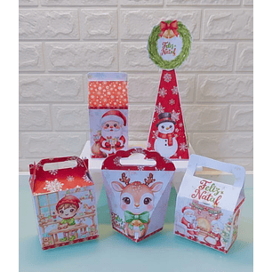 Arquivo Festa Pronta Natal Aquarela - MARGA