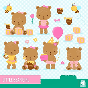 Kit Digital Ursinhas Cute 