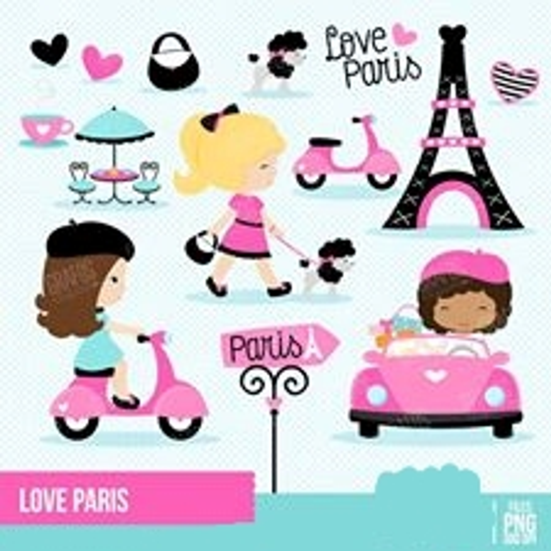 Kit Digital Eu Amo Paris  1