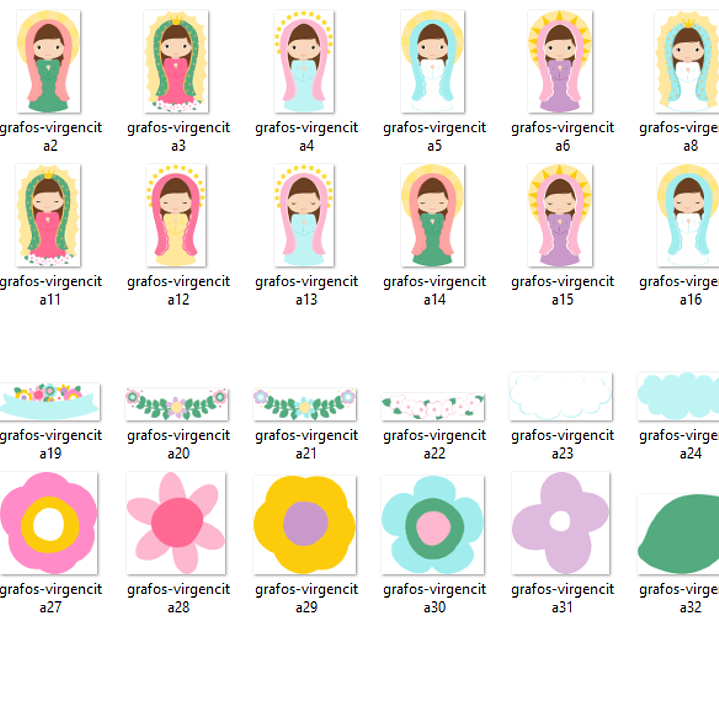 Kit Digital Santinhas  2