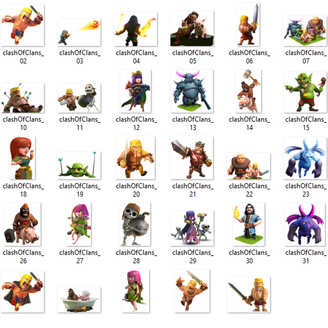 Kit Digital Clash of Clans 2