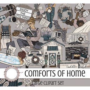 Kit Digital Doce Lar Confortável 