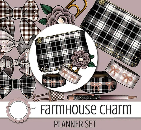 Kit Digital Estojo Planejador Charmoso